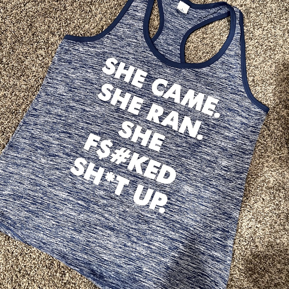 Stiletto Running Racerback Tank - Large - Picture 2 of 5